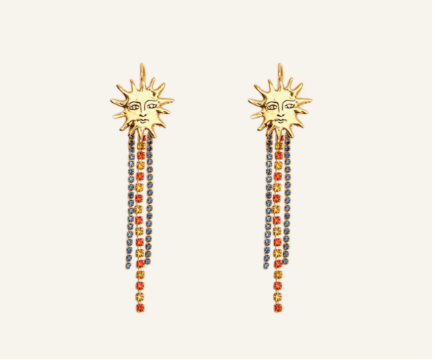 Sculpted Soleil Gold Earrings
