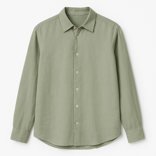 Chic Linen Button-Up - Bautven Shirts