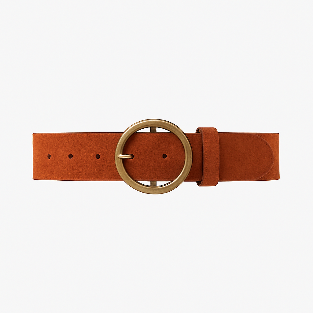 Rust Suede Belt - Bautven Belts