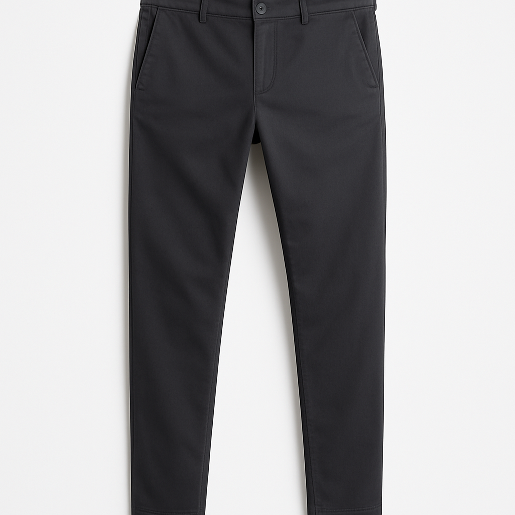 Slim Charcoal Chinos - Bautven Pants